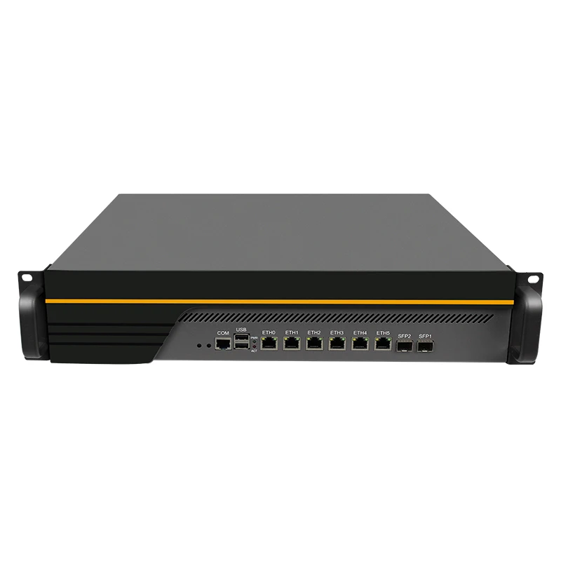 Intel Z87 Core I3 I5 I7 Xeon E3 6 LAN 2 SFP+ 10G 2U Firewall pfsense Mini PC minicomputer Rack type customized OEM ODM Mikrotik |