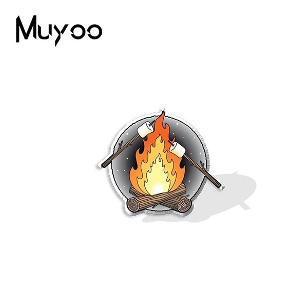 Эпоксидная акриловая заколка для лацканов одежды природы походов горных