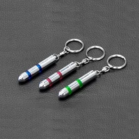 1pcs auto interior accessories high voltage anti static keychain car static body static eliminator discharger copper plating