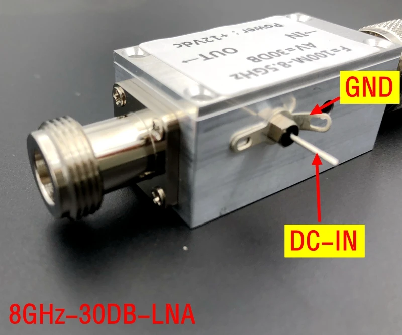 

LNA 100 МГц до 8,5 ГГц усилитель низкого уровня шума RF усилитель CNC корпус с высокой линейностью