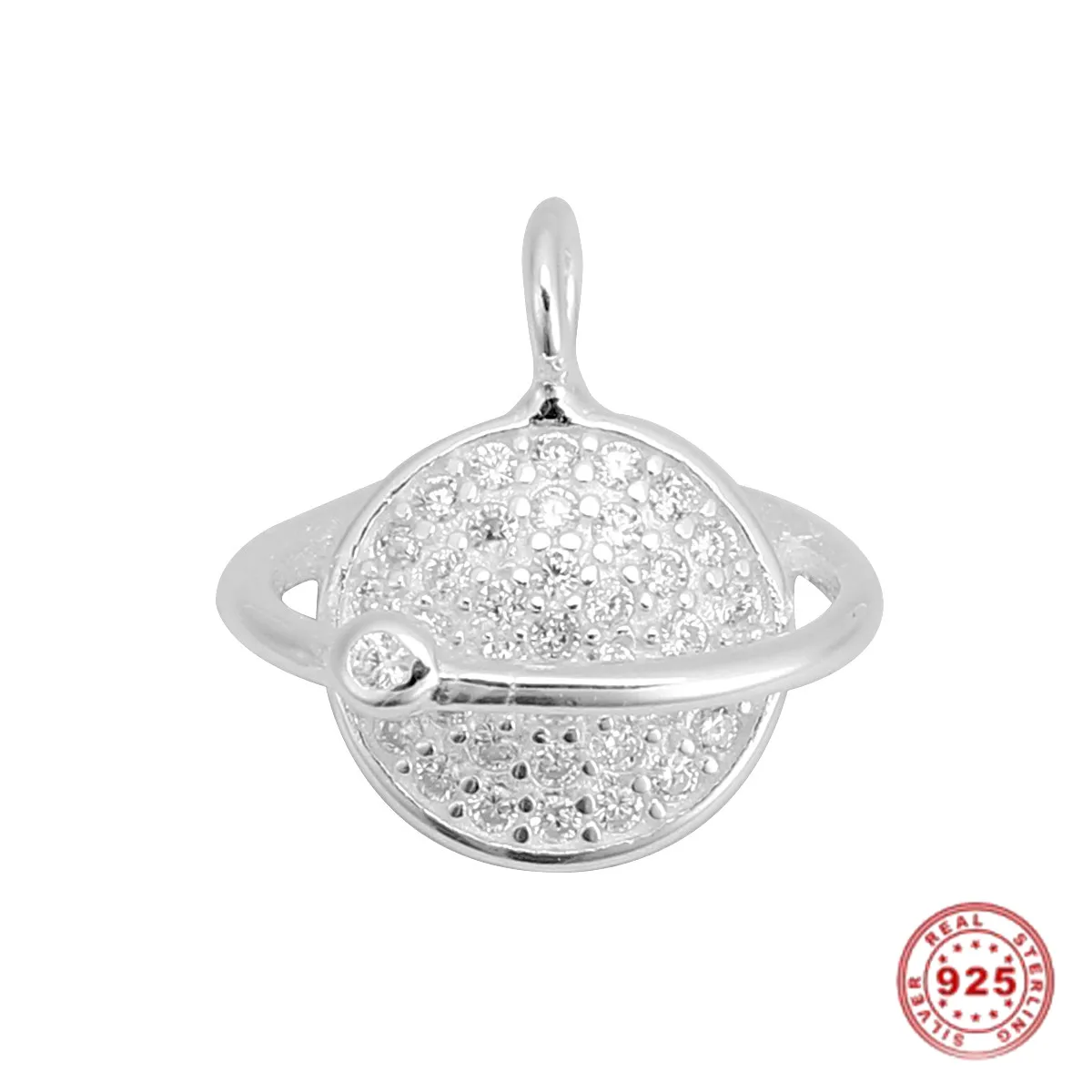 

Серебряные подвески в виде планеты, прозрачные стразы с микрозакрепкой, 13 мм (4/8 дюйма) x 13 мм (4/8 дюйма), 1 шт., 1 шт.