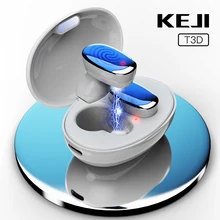 KEJI Bluetooth 5,0 беспроводные наушники Беспроводные наушники с сенсорным управлением 3D стерео с шумоподавлением Игровые мини спортивные наушники с микрофоном наушники беспроводные