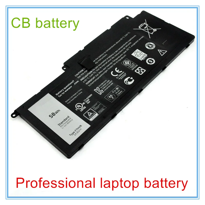 

14.8V 58WH Original F7HVR Laptop Battery For 15-7537 14-7437 17-7737 17HR-1728T F7HVR