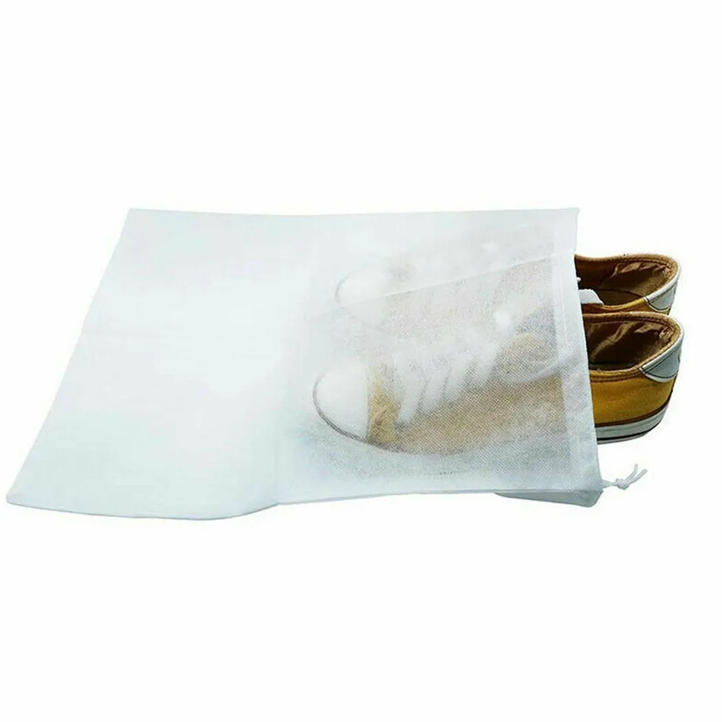 

Pcs Non-woven Dustproof Shoe Bag Portable Pouch Shoes Storage 10 10Pcs