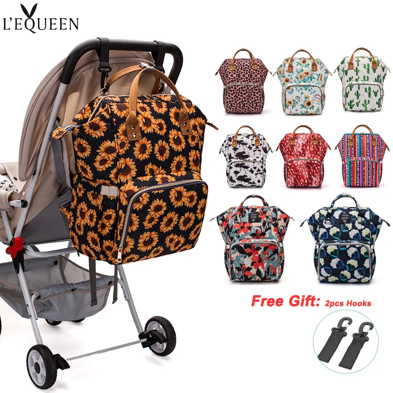 

LEQUEEN Fashion Mummy Maternity Nappy Bag Large Capacity Nappy Bag Travel Backpack Nursing Bag for Baby Care Women's Fashion Bag