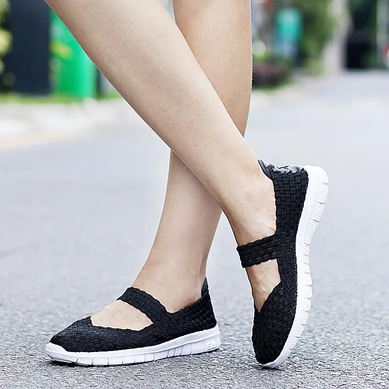 Дышащие кроссовки для бега Спортивная женская спортивная обувь Летние черные
