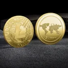 Коллекционная Золотая или Серебряная монета Litecoin, цифровые деньги, криптовалюта, отличный подарок, CO16-3