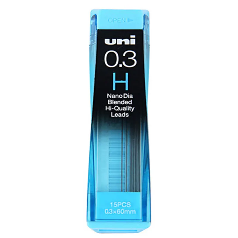 03MM H 1PCS Uni 202ND механический карандаш для заправки, Специальный карандаш для рисования, школьные канцелярские принадлежности, офисные принадлежности B/H/HB/2B с 0,3 мм, 1 шт - Цвет: 03MM H 1PCS
