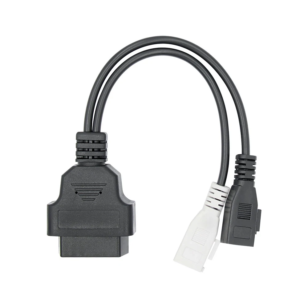 Для Audi 2x2 OBD2 Кабель-Адаптер Vag OBDII 16Pin 16 Pin Штекерный к гнездовому разъему Диагностический кабель для Vag Com elm327