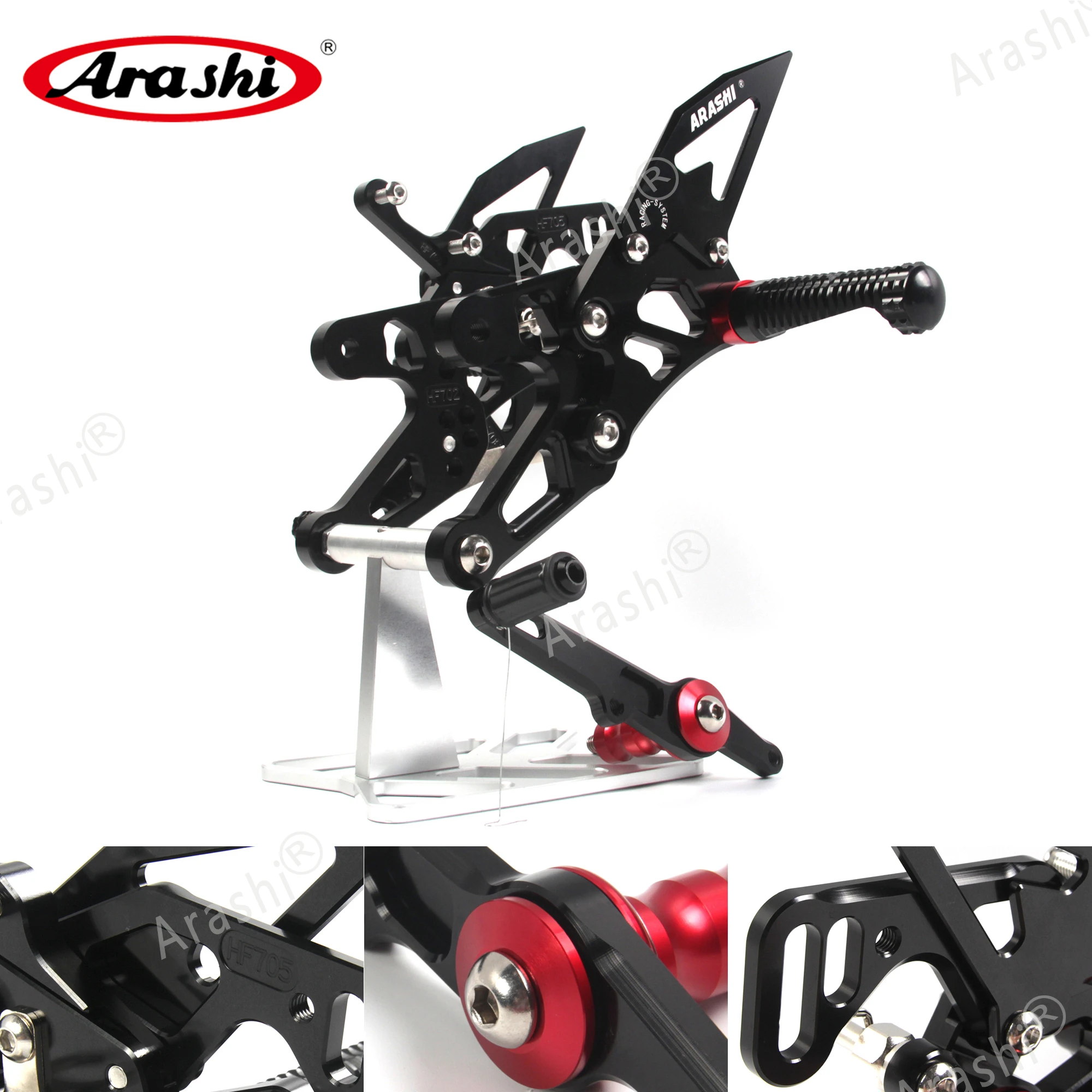 

Arashi для BMW S1000RR HP4 2015 2016 2017 2018 2019 CNC Регулируемые подножки, подножки, колышки, наездник, подножка S1000 RR