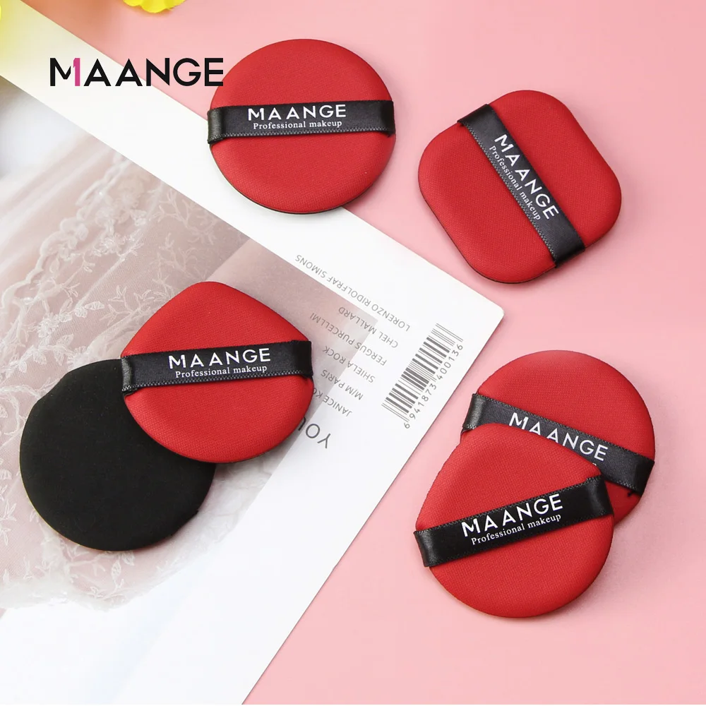 MAANGE 3/8 шт. Мокрый Сухой кушон для макияжа спонж Набор прозрачный гель Гладкий