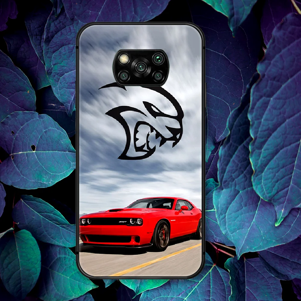 

Dodge Challenger SRT Sport Car Phone Case For Xiaomi Mi Note 10 A3 9 MAX 3 A2 8 9 Lite Pro Ultra black Cell Tpu Coque Pretty