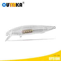 blank unpainted lure fishing accessories lures sinking minnow isca artificial diy bait weight 4 16 5g pesca wobblers embryo body