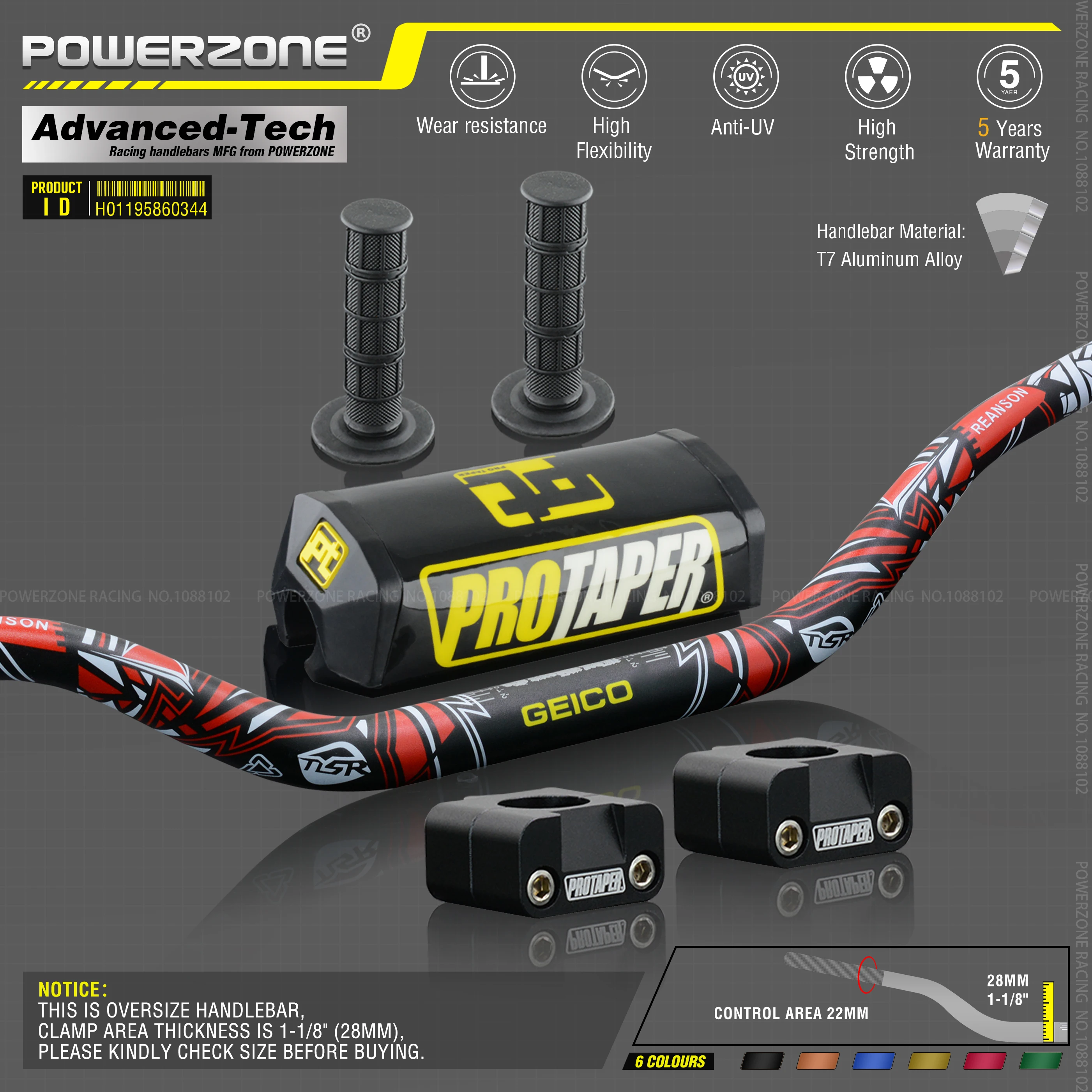 Руль для Pro Taper Pack Bar 1 1/8 &quot классическая дверная ручка ручки Pit Racing Dirt Bike Motorcycle