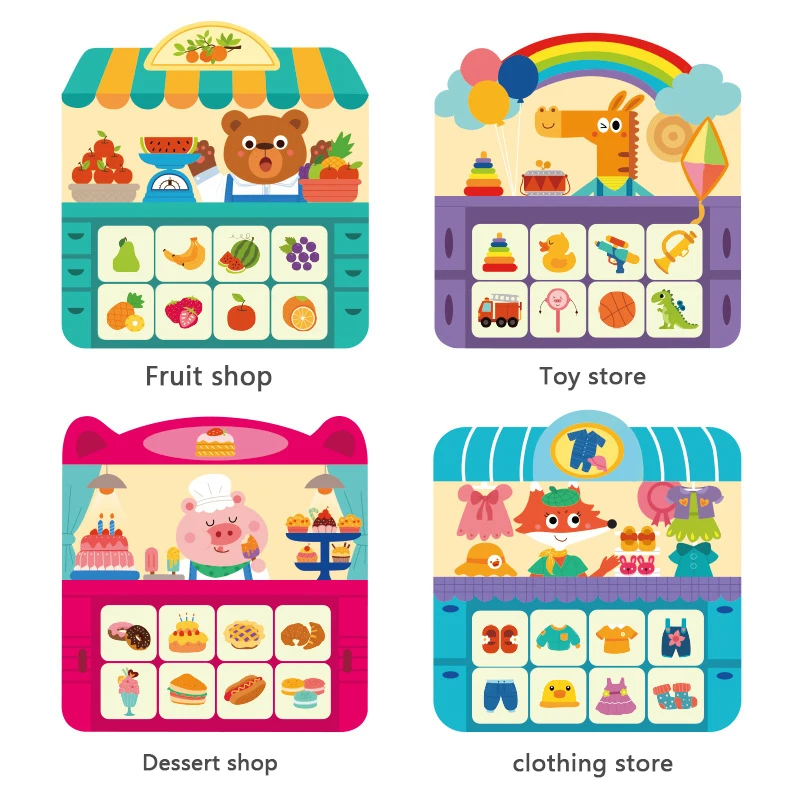 Совпадающие игры Монтессори детские развивающие игрушки для детей 2 4 6 10 лет