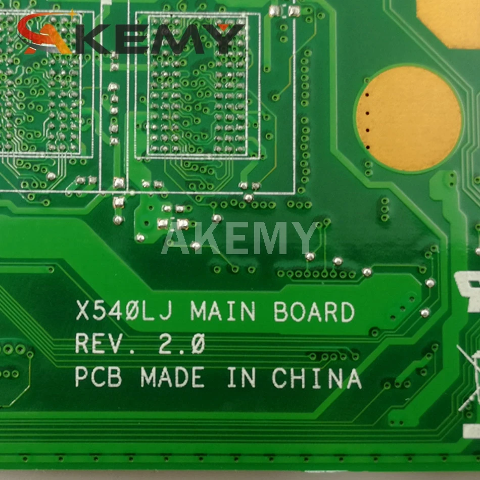 

Akmey X540LJ motherboard For Asus X540LJ X540L F540L R540L Laptop motherboard 4G RAM I5-5200U GT920M-2GB REV2.1 Test work 100%