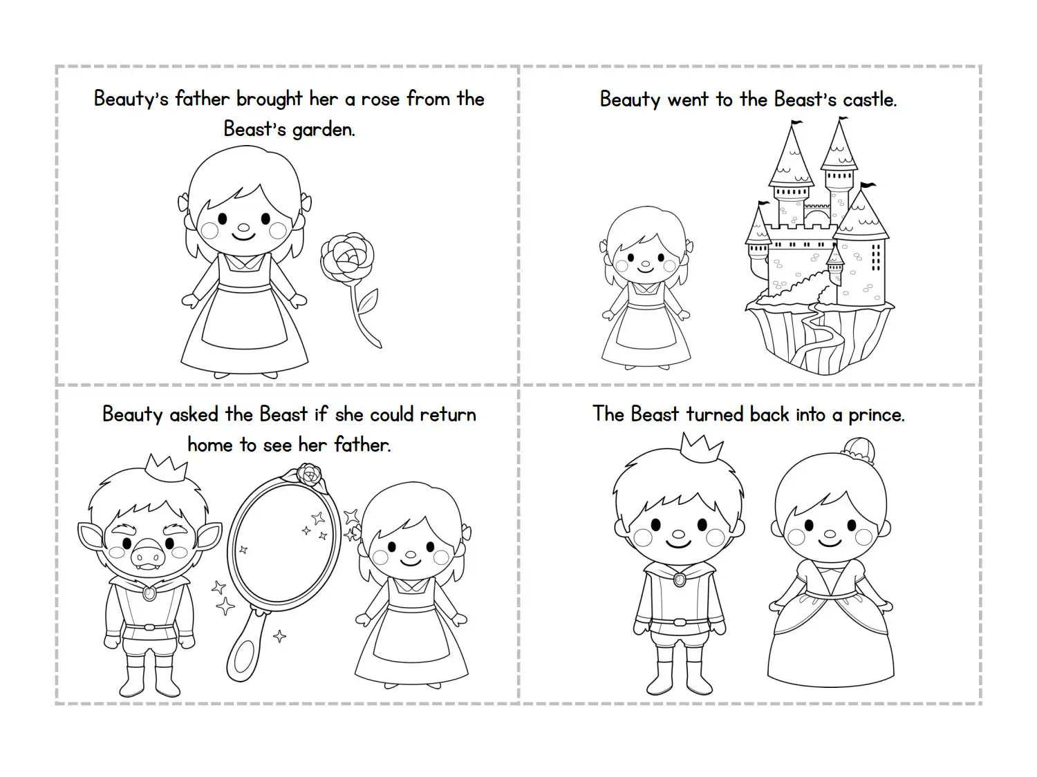 

Fairy Tales Story Sequencing Children Educational Reading Drawing Color Educational Toys Montessori Kids Learning English Books