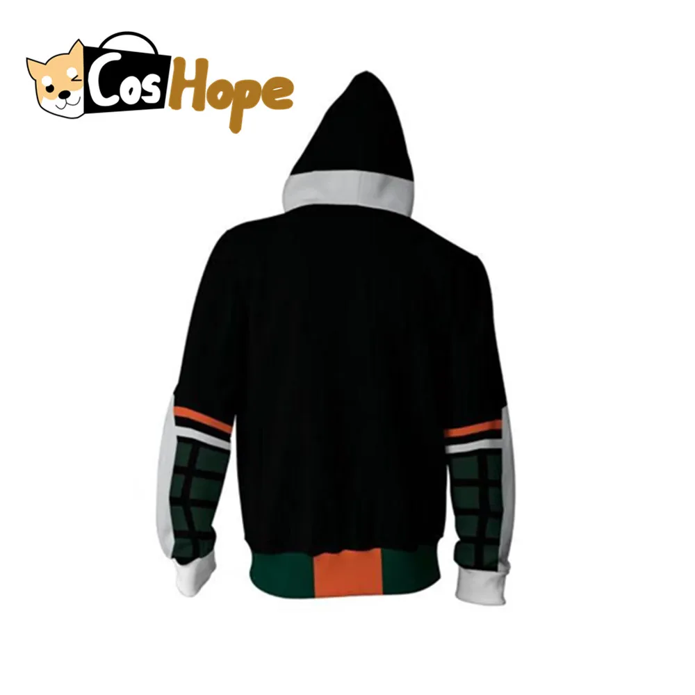 Кацуки бакугу Толстовка Boku No Hero Academy My Косплей Костюм боевой костюм куртка на