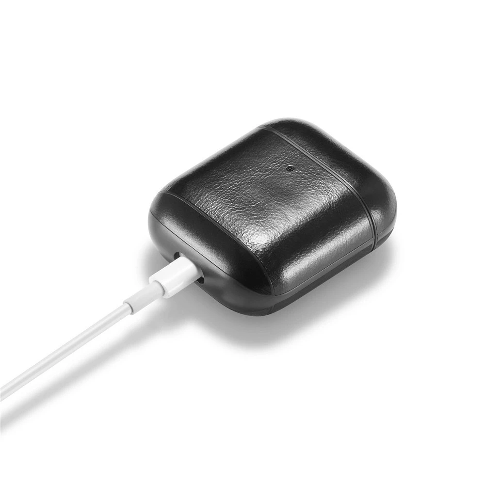 Чехол для bluetooth гарнитуры из натуральной кожи Crazy Horse гарнитура Airpods зарядный