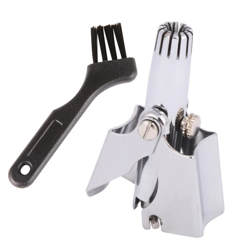 Безопасный ручной триммер из нержавеющей стали для носа волос моющийся