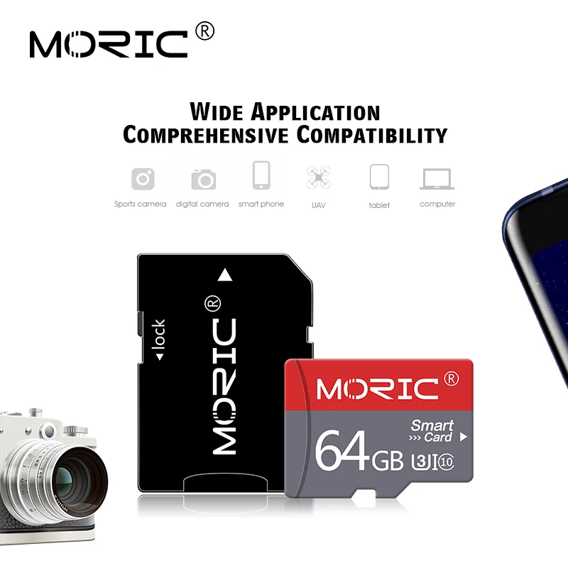 2020 Moric Micro SD  128   256  32  16  8  64   TF    sd memoria Class 10