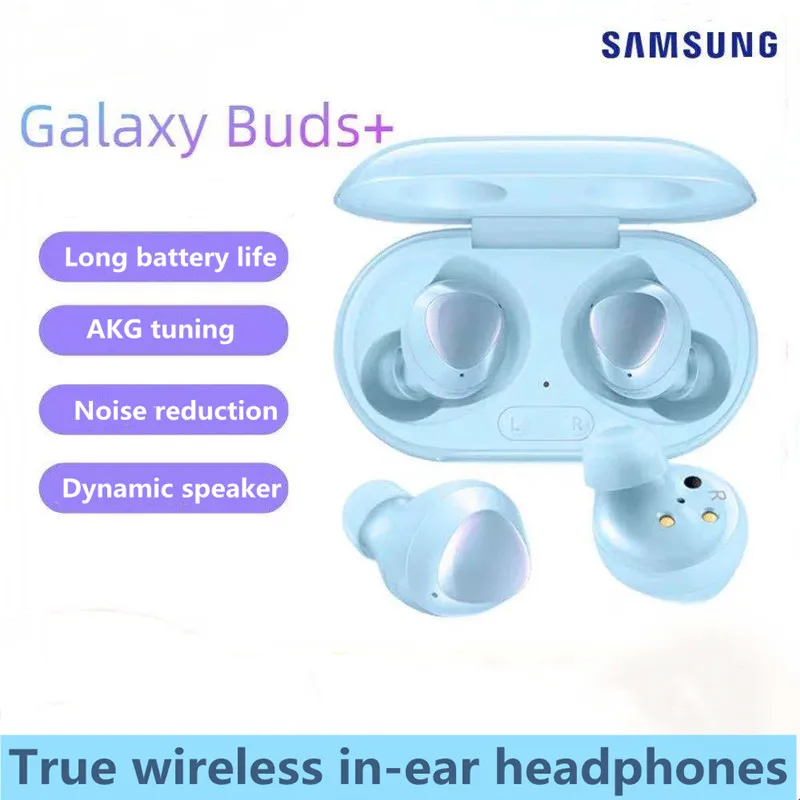 

Оригинальные наушники Samsung Galaxy Buds + Plus, регулируемые спортивные наушники с водонепроницаемым сенсорным управлением, беспроводная быстрая з...