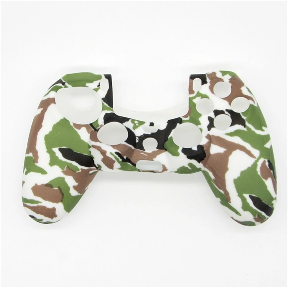 Защитный чехол для PS4 новый Камуфляжный защитный из мягкого силикона и геля