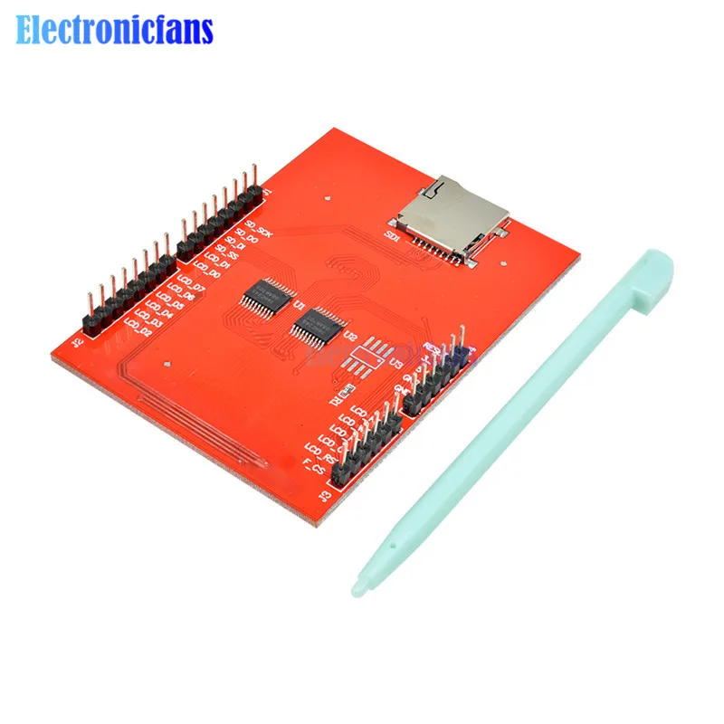 2,4 дюймов TFT ЖК-дисплей Сенсорный экран щит для Arduino UNO R3 Mega2560 ЖК-дисплей модуль 18-bit 262000 разных оттенков Дисплей плата Модуль гибкий кабель