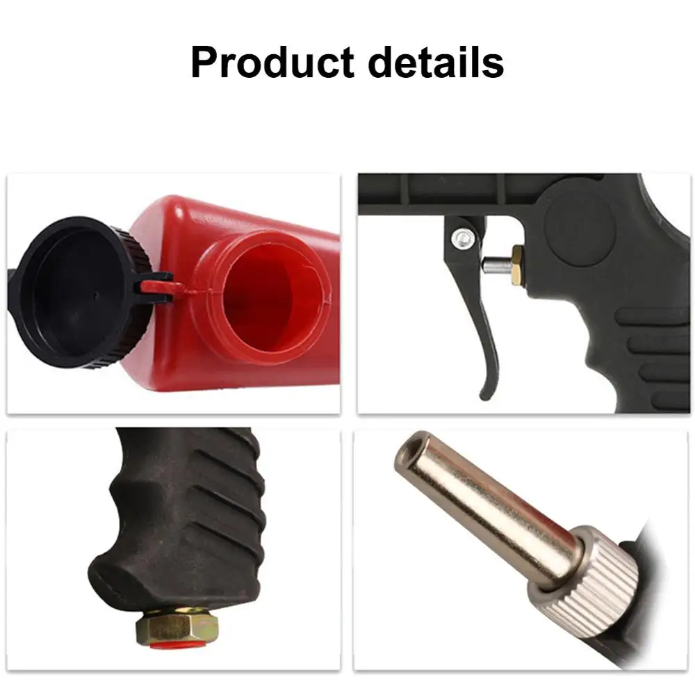 

NEW 90psi Portable Gravity Sandblasting Gun Pneumatic Small Sand Blasting spray gun Adjustable Pneumatic Sandblaster
