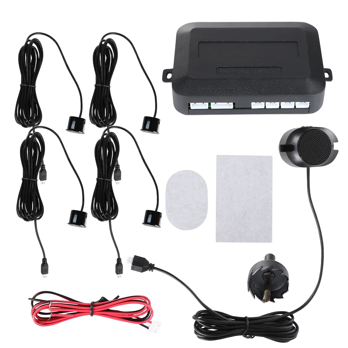 

1 комплект, автомобильные парковочные датчики, 4 датчика