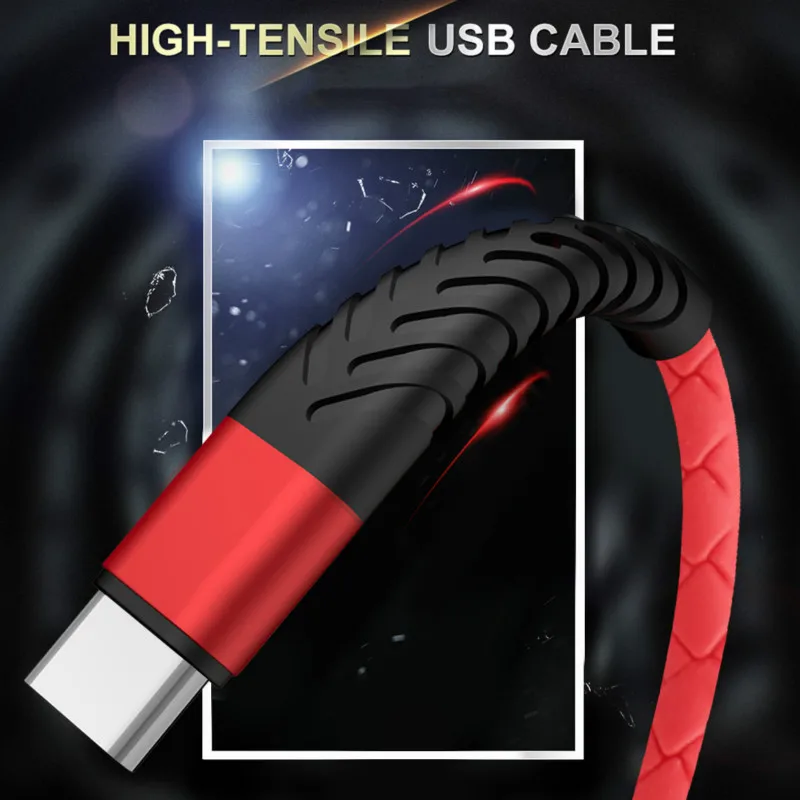 NOHON USB кабель Быстрая зарядка usb type C кабель Micro кабель для передачи данных для мобильного телефона зарядное устройство Шнур для Xiaomi samsung iPhone Lightning