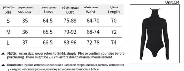 

CHRONSTYLEBodysuits One-piece Suits 2021 New Sexy Women Long Sleeve Turtleneck Face Protection Bodycon Solid Jumpsuit Rompers