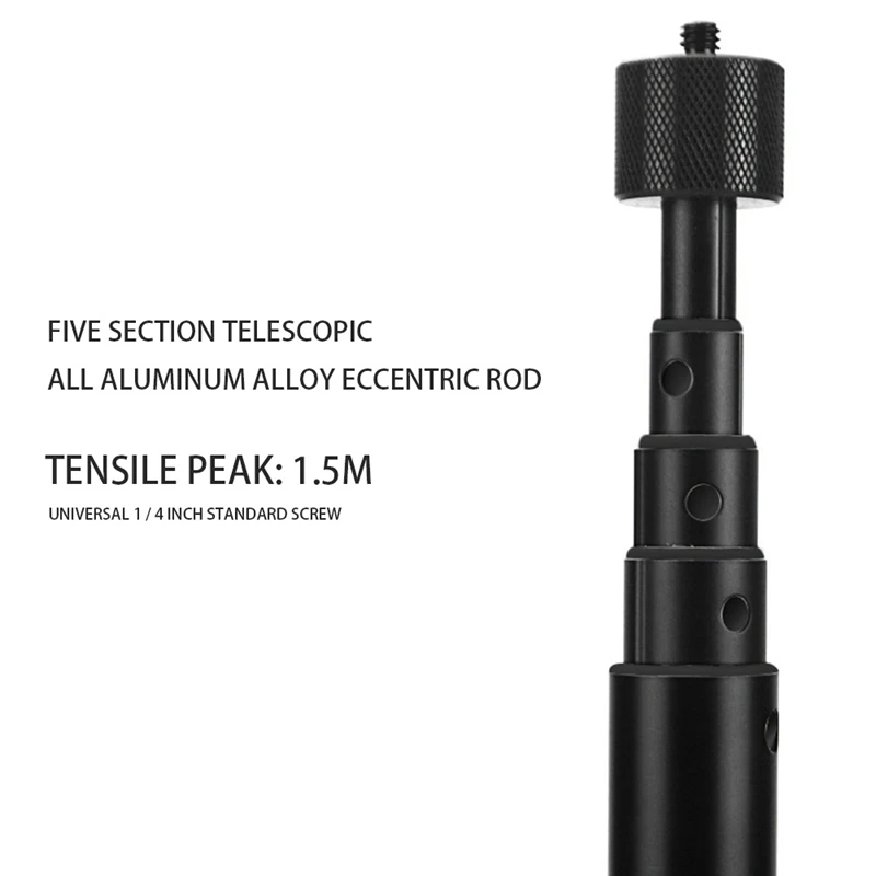 Живое оборудование микрофон для прямой трансляции 1 5 м телескопический полюс