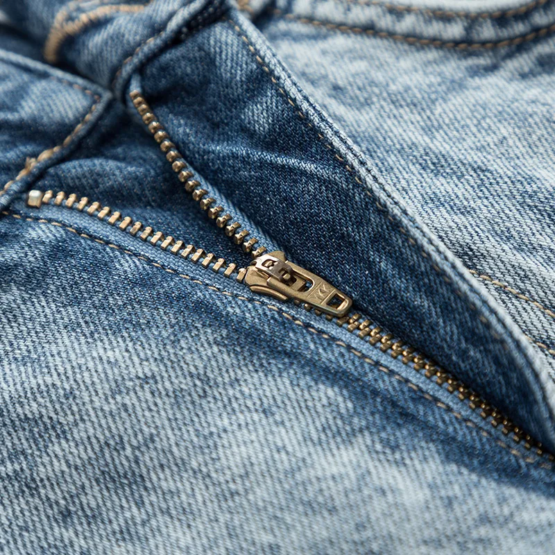 Женские джинсовые шорты Semir свободные тонкие штаны А-образной формы с высокой