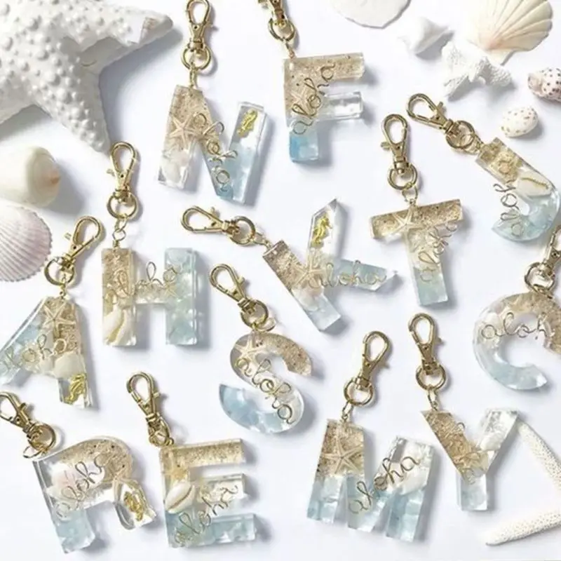 

Crystal Epoxy Resin Mold Letters Number Pendants Casting Silicone Mould 1 Set