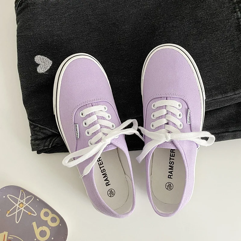 

Summer Skateboard Shoes Sneakers Couple Canvas Shoes Unisex Flat Shoes Street Versatile White Shoes Sports Students Daily Casual