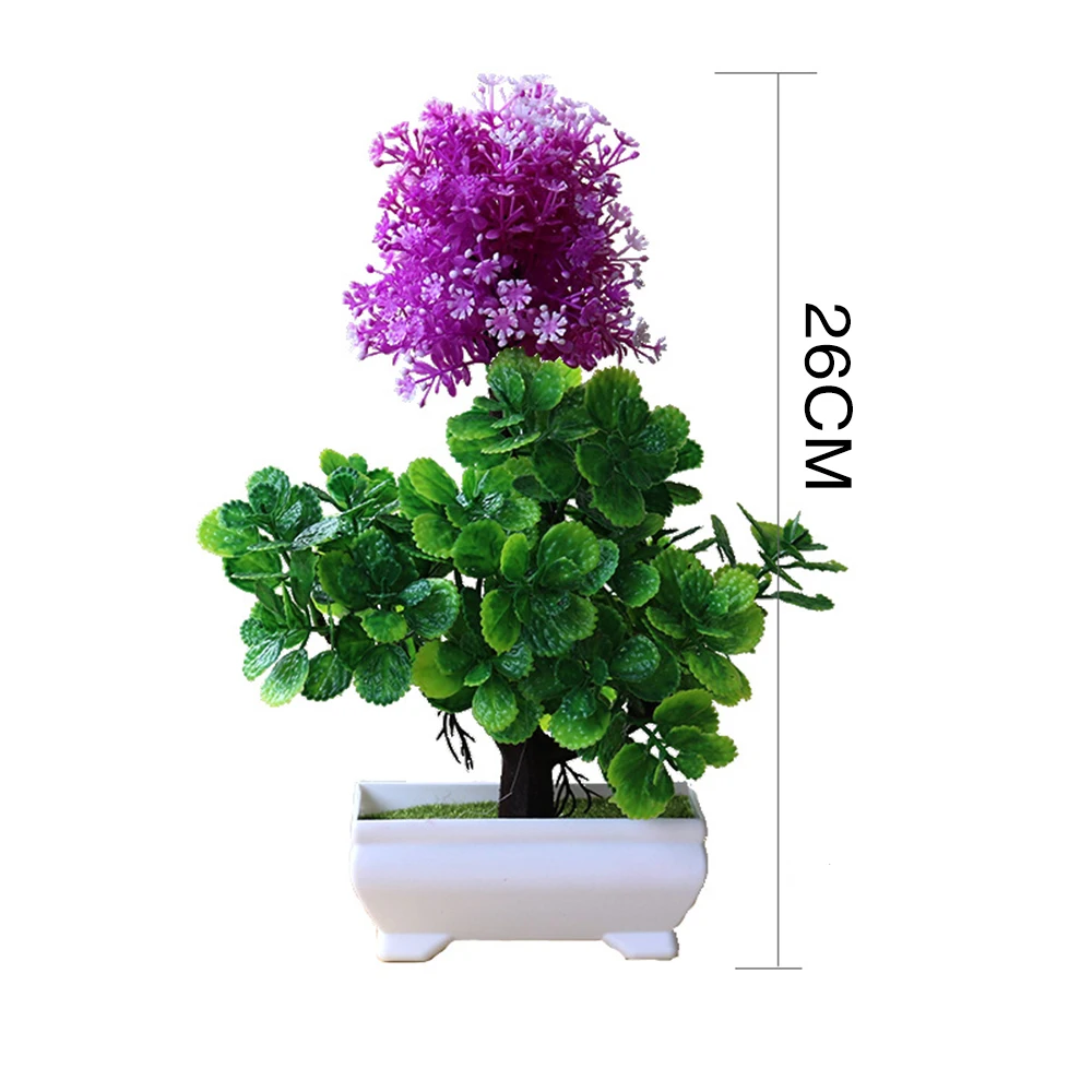 Луковый шар искусственный цветок Горшечное растение набор бонсай горшок богатое