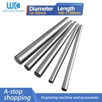 linear shaft cnc diameter 1216171819202530354050mm length100 1150mm chromed linear rail round rod for 3d printer