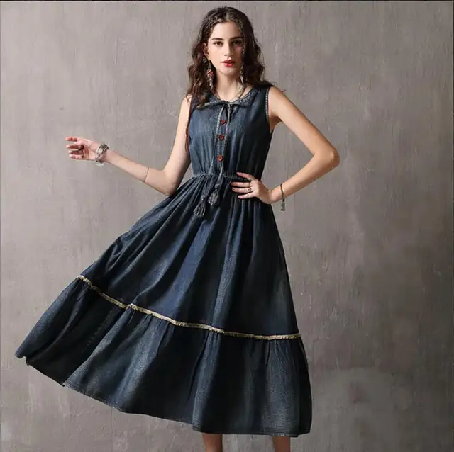 Denim dress For New Women's Summer 2020 