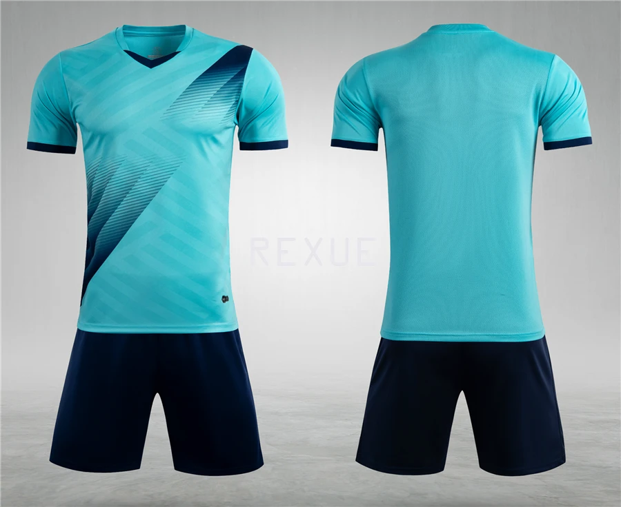 Новинка мужской комплект футбольной формы женская и Мужская футболка с