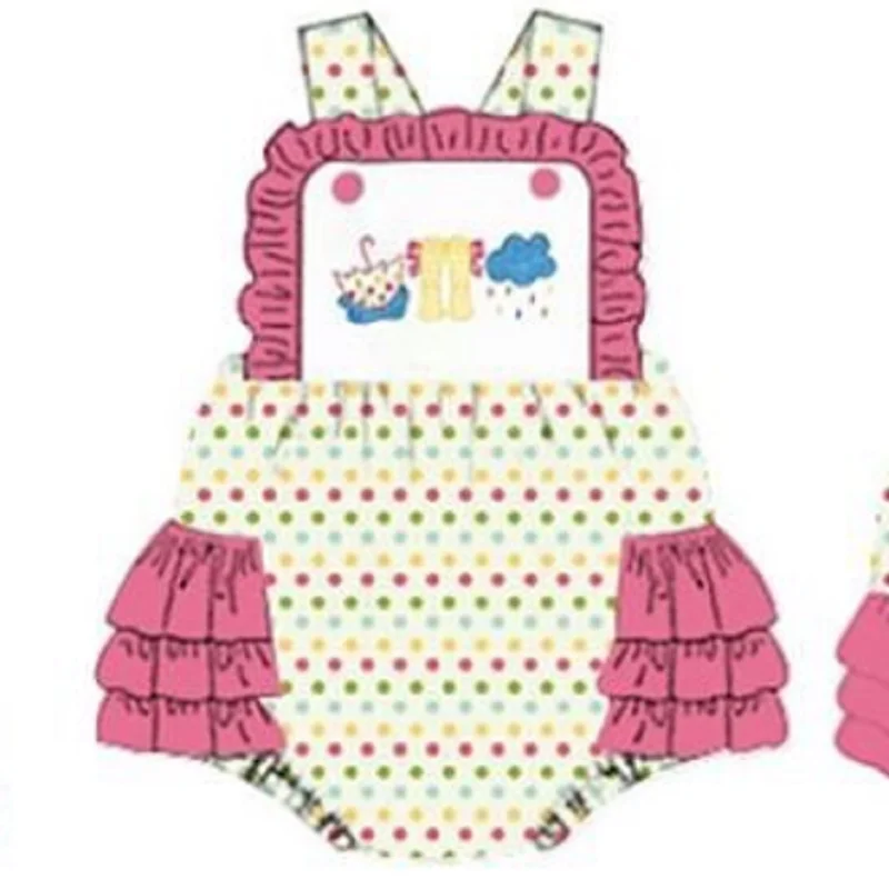 Одежда для маленьких девочек Детская одежда Комбинезон Детский летний