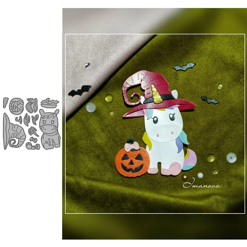 Волшебный единорог резка бумаги металлическое ремесло штампы создание карт