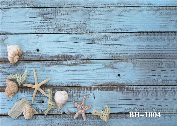 

ZHISUXI Vinyl Custom Photography Backdrops Prop Flower and Wooden Planks Theme Photography Background #0095