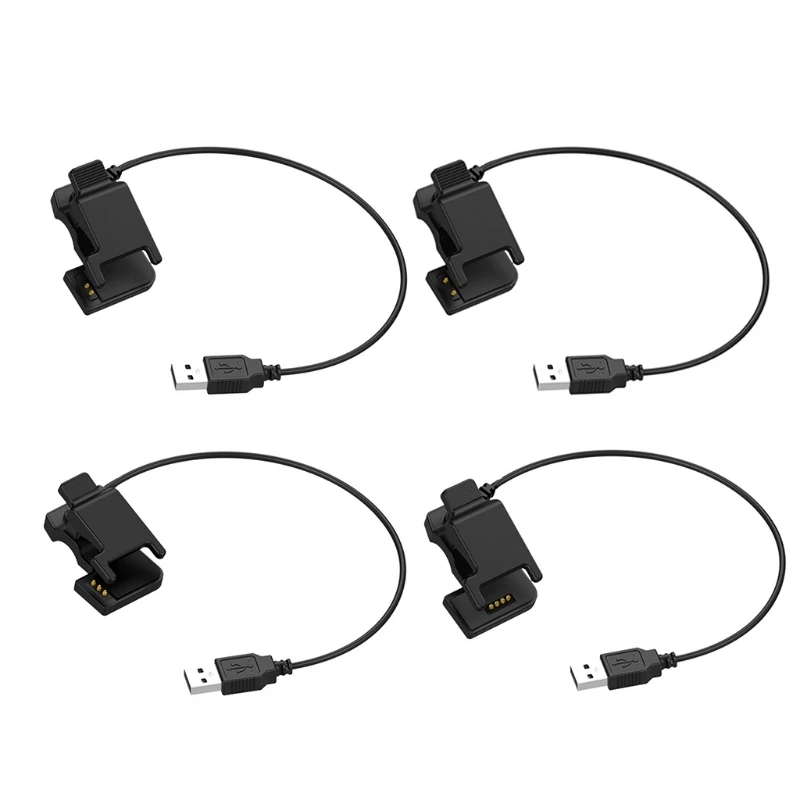 Умные наручные Смарт-часы зажим типа 2-pin-3mm или 4mm 3-pin-6mm 4-pin-7.6mm зарядный кабель