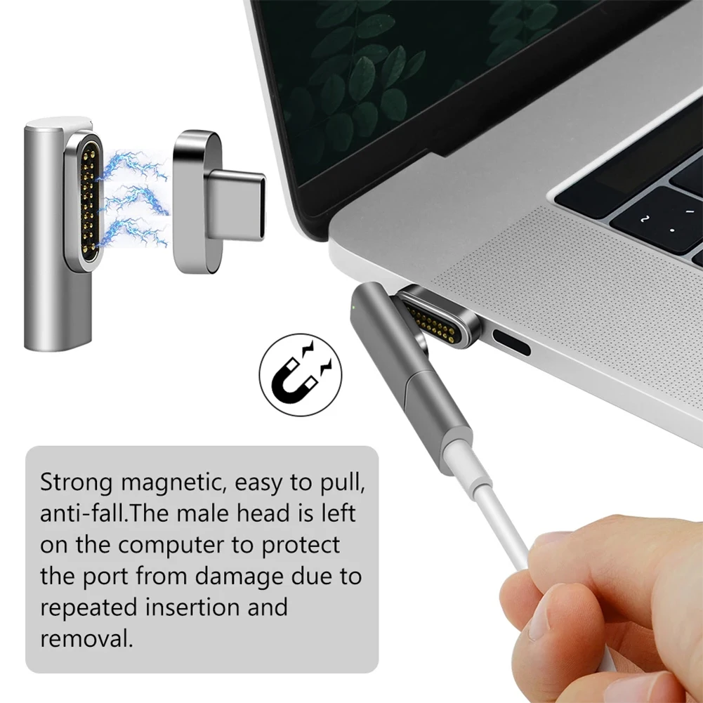 PD 100 Вт 20pin USB C Магнитный адаптер 3 1 преобразователь 4K 10Gbp/s передача данных видео
