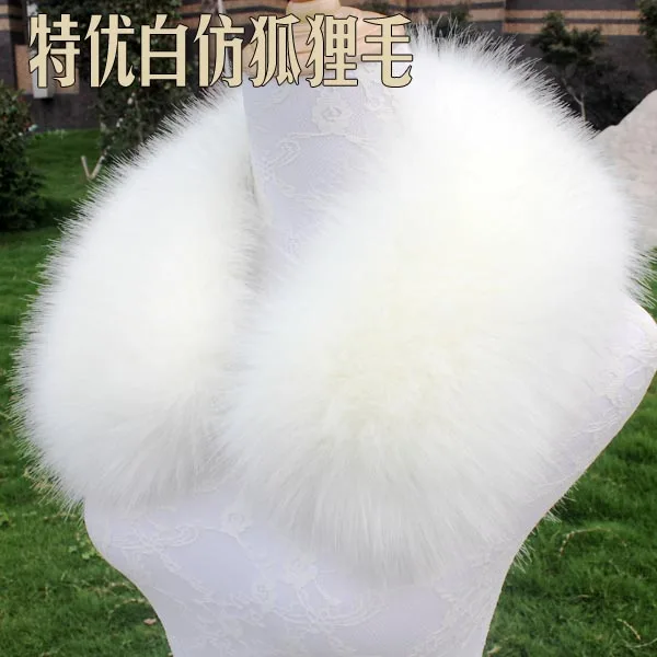 9 Qearlstar Women Scarf New Faux Fur Collar 55cm Women Children Jackets Coat Hood Fur Decor Shawl Soft Warm Luxury Scarves ZKG15 - Цвет: 9
