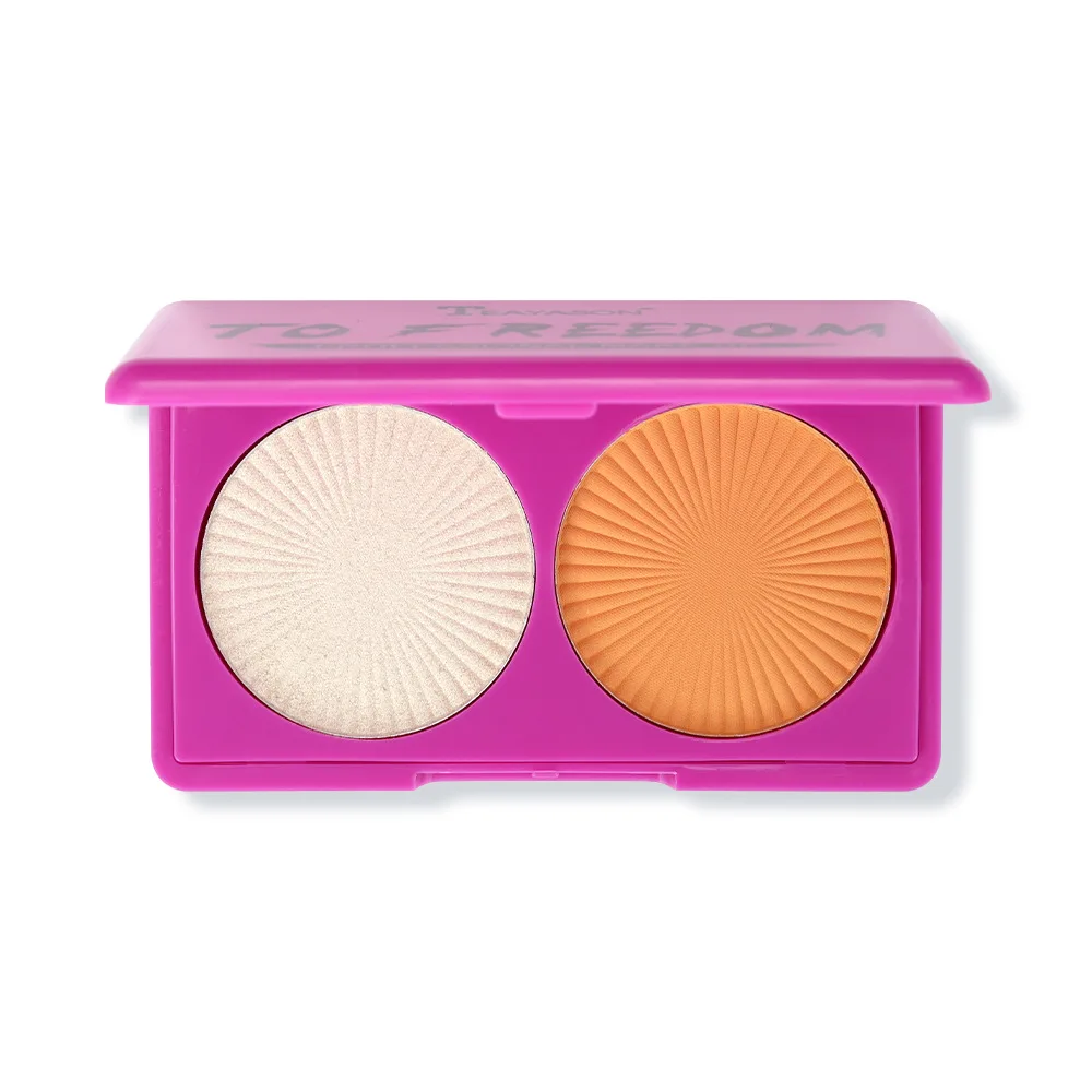 

2Color Contour Palette Dark Skin Blush Highlighter Focallure Powde Long-lasting Easy To Wear Natural Face Brand Makeup Cosmetics