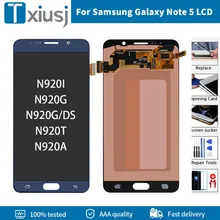 For Samsung Galaxy Note 5 LCD Display Touch Screen with Frame Digitizer Assembly Note5 N920I N920G N920A with Burn-shadow