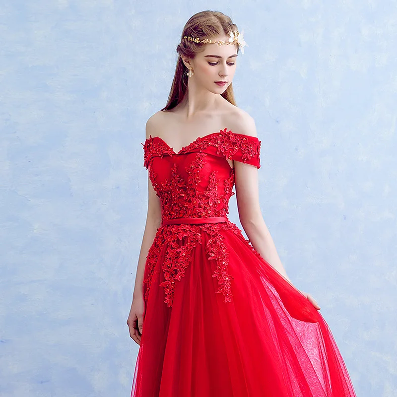 

Women's wedding party dress plus size off shoulder short lace beading formal prom evening dress for New Year 2021 cocktail dress