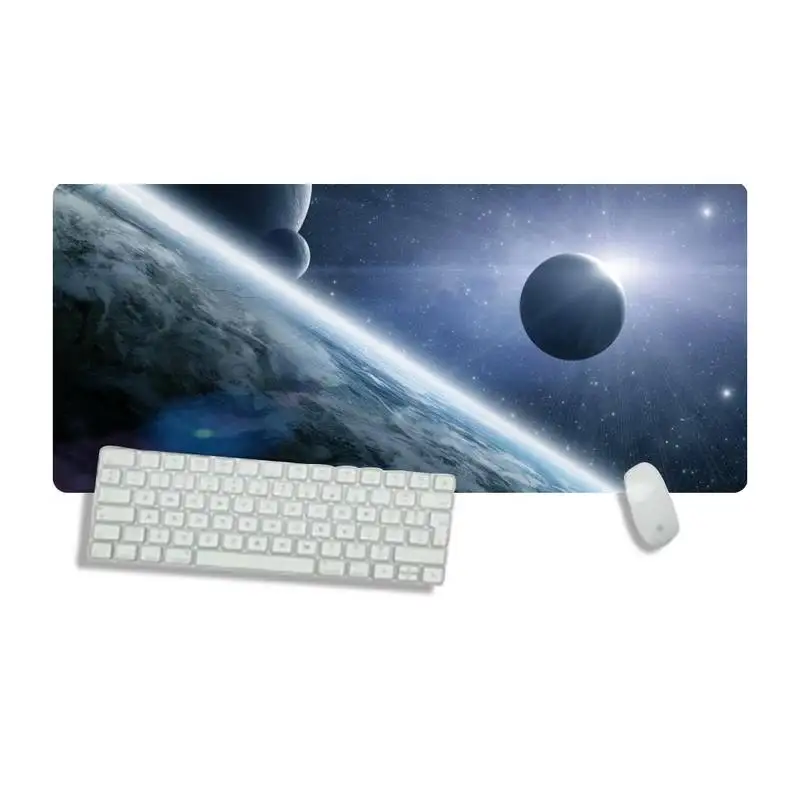 

Universe Starry blue purple Sky Large Mouse pad PC Computer Table Protect Game Office Work Mouse Mat pad Non-slip Laptop Cushion